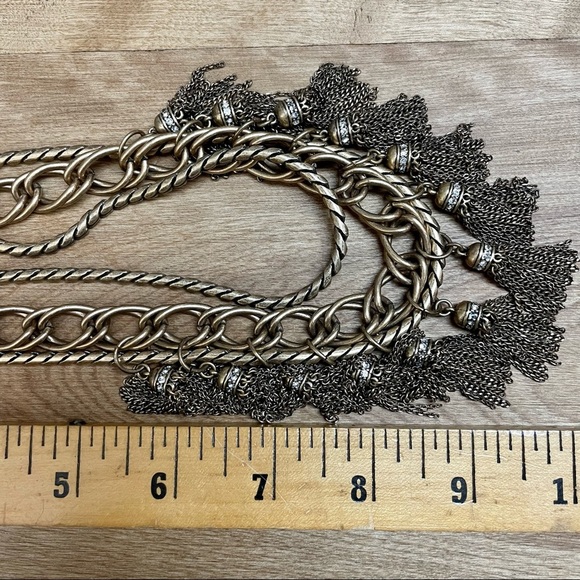 Vintage Multi Strand Tassel Necklace - Picture 6 of 7